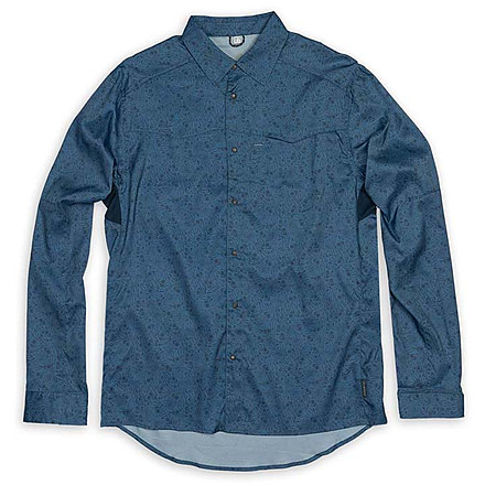 Club Ride Apparel Go Long Shirt - Mens, Cream N Blue, Small, 4830312759367