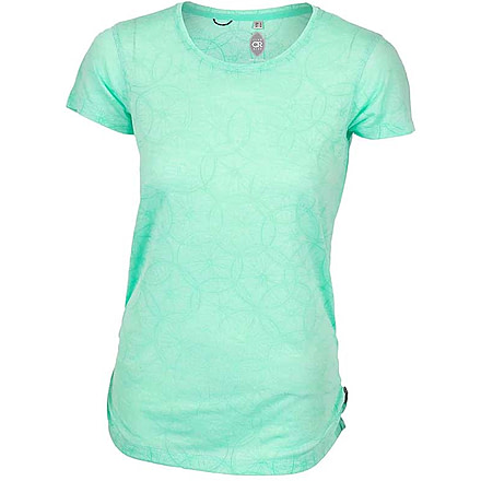 Club Ride Apparel Wheel Cute T-Shirt - Womens, Mint, Small, 6730274537543