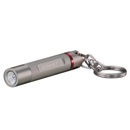 Coast G5 18 Lumen Keychain LED Flashlight, Silver - Clam Pack TT7839CP
