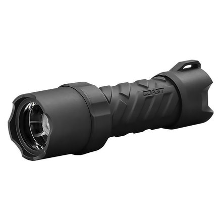Coast Polysteel 400, 4xAAA, Pure Beam Focusing Flashlight CP 300 Lumens, Black, Clam 20765