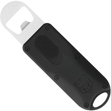 Cobratec Knives Cobratec Otf Bottle Opener Black 4.62 Oal W/lanyard Loop