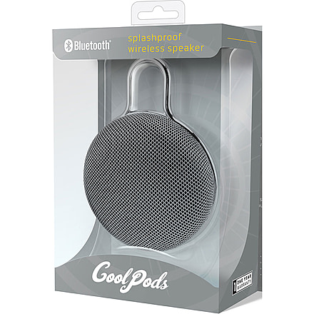 Coby 310 True Wireless Bluetooth Speaker, Silver, COOL-CPSTW310SL
