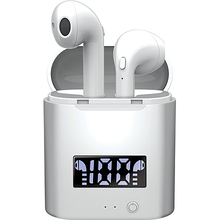 Coby 535 True Wireless Earbuds, White, COBY-CETW535WH