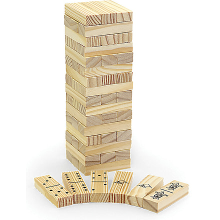 Coghlans 3-in-1 Tower Game, Includes, wooden bricks, 2180
