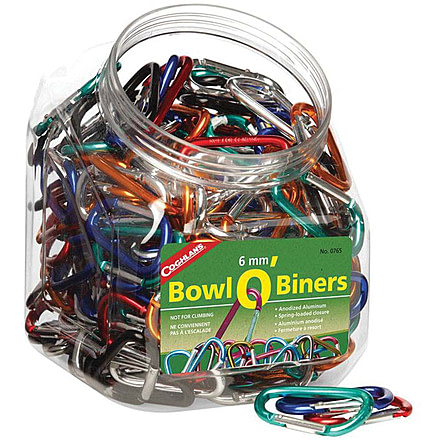 Coghlans 6mm Bowl O/carabiners 174 Pcs 2510