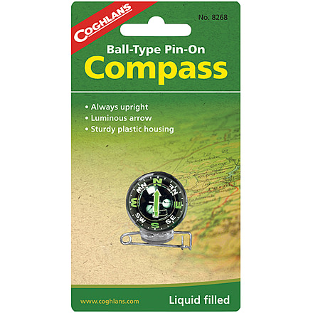 Coghlans Ball Pin-On Compass 51373