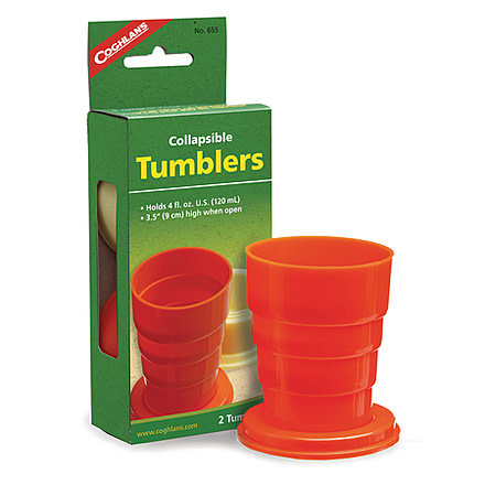 Coghlans Collapsible Tumblers 2 Per Pack
