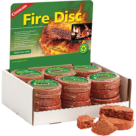 Coghlans Fire Disc Display 24pk
