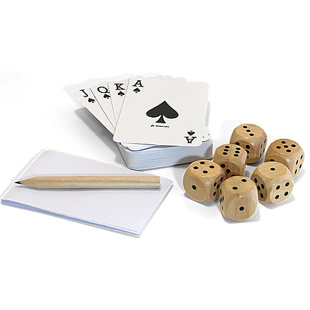 Coghlans Fireside Gaming Kit, Includes, Deck of cards, 2172