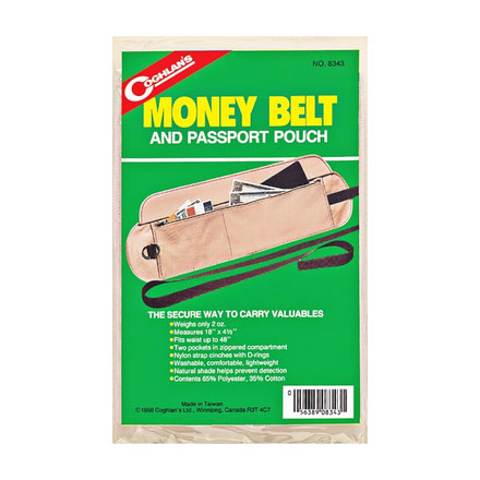 Coghlans Money Belt And Passport Pouch  8343