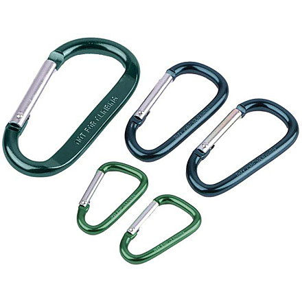 Coghlans Multi Pack Carabiners, 5 Pack, 2513