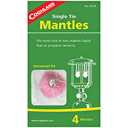 Coghlans Single Tie Mantles 4 Pk 0124