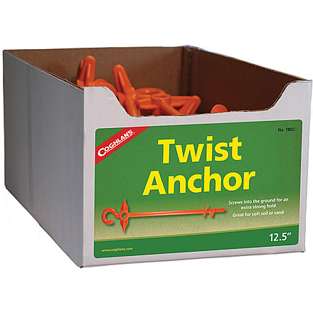 Coghlans Twist Anchor Peg 24pk, 1802 *CASE OF 24