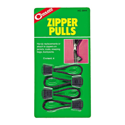 Coghlans Zipper Pulls 4pk 9944