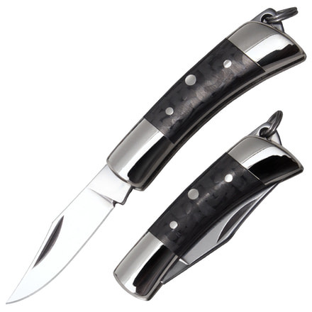 Cold Steel Charm Knife, Black/Silver, 2 7/8in, CS-54VPL