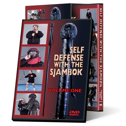 Cold Steel Self Defense with the Sjambok 2 DVD Set, CS-VDFSK