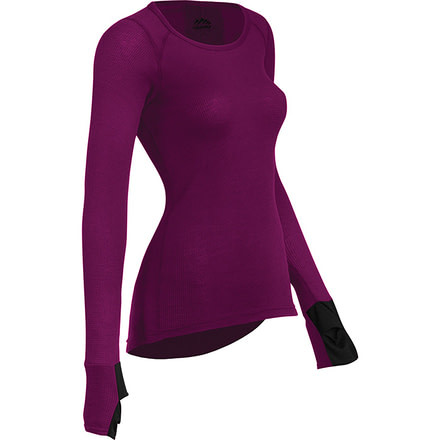 Coldpruf Zephyr Womens Crew Plum Sm 44ASPM