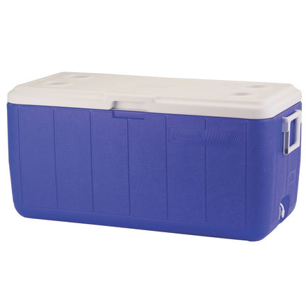 Coleman 100 Quart Performance Cooler, 00 Global 5299, Blue, Holds 160 Cans 3000000187