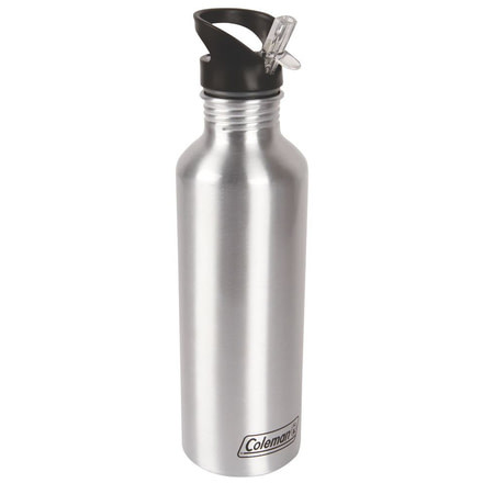 Coleman 1L Aluminum Hydration Water Bottle, Wide Mouth Opening, 3.2 in X 10.5 in 2000016358