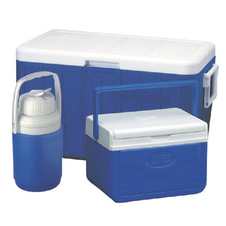 Coleman 48 Qt Cooler Combo W/ 5 Qt Cooler, .3 Gal Cooler, Blue 3000000023