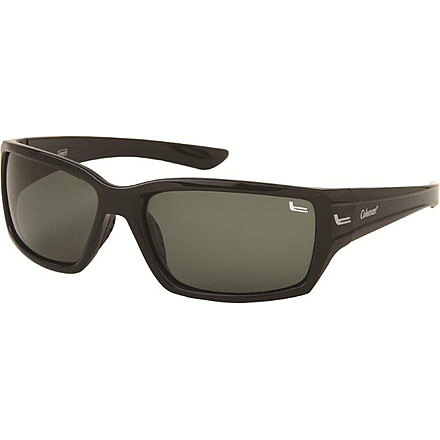 Coleman 6004 Polarized Sunglasses - Black  Frame, Smoke Lenses CC1 6004-C1