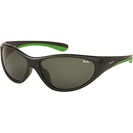 Coleman 6006 Polarized Sunglasses - Black And Green Frame, Smoke Lenses CC1 6006-C1