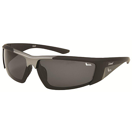 Coleman 6011 Polarized Sunglasses - Black And Grey Frame, Smoke Lenses CC1 6011-C1