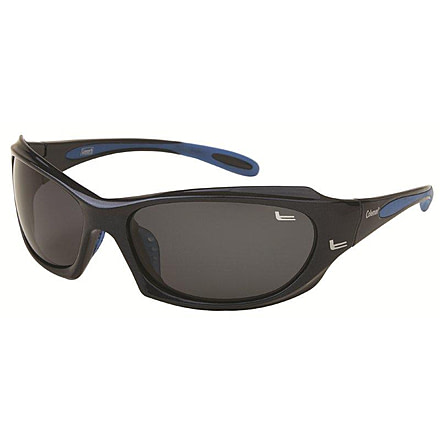Coleman 6012 Polarized Sunglasses - Black And Blue Frame, Smoke Lenses CC1 6012-C1
