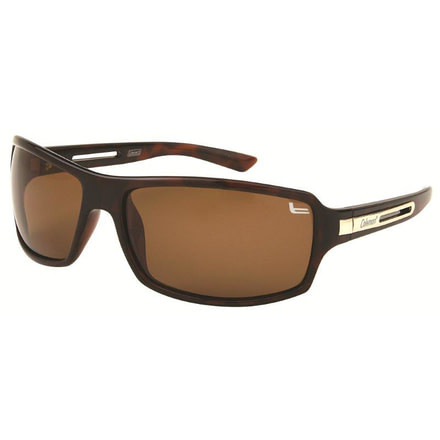 Coleman 6016 Polarized Sunglasses - Dark Brown Tortoise Shell Frame, Brown Lenses CC1 6016-C2