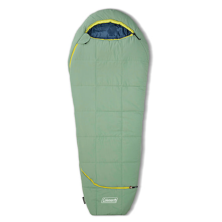 Coleman Big Bay Mummy Sleeping Bag, 20F, Moss, CM1010410015-5