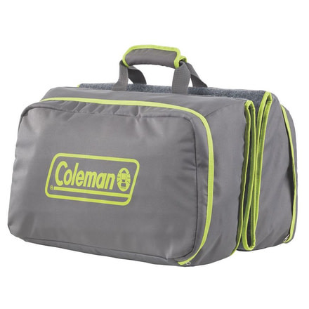 Coleman Carry-All Mat, Storage Bag Camping Gear, Two Zippered Compartments, Gray / Green 2000018199