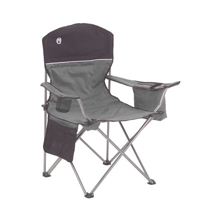 Coleman Cooler Quad Chair, Black/Grey, CM1010210002-10