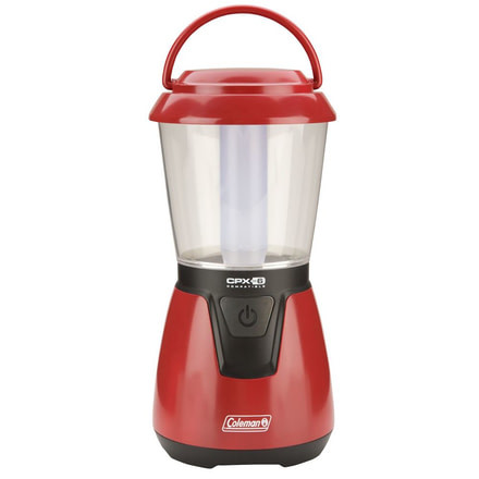 Coleman CPX 6 CLT-10 LED Lantern, 100 Lumens, 4-D Batteries, Red 2000024141