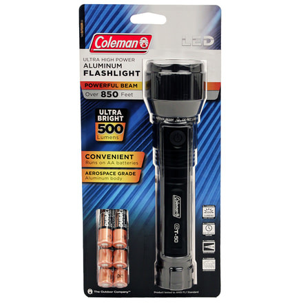 Coleman CT50 500 Lu. LED Flashlight, 6 x AA 187679
