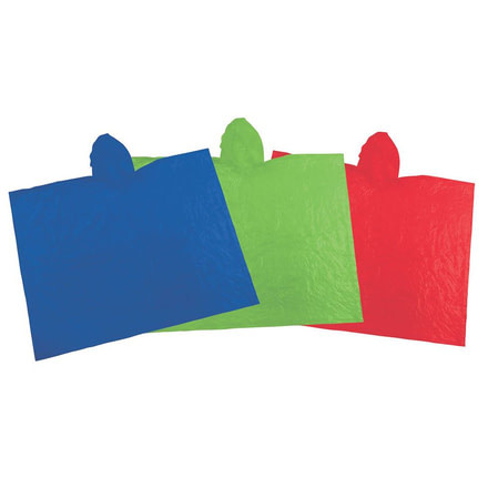 Coleman Emergency Hooded Poncho, One Size, 50.5 in X 40 in 2000016488