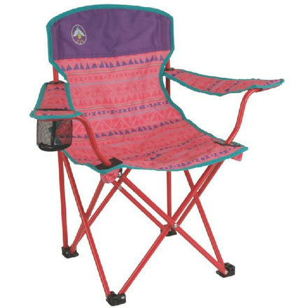 Coleman Kid's Quad Chair, Weight Capacity 160 lbs, Pink 2000025293