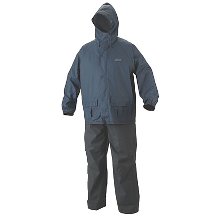 Coleman Men's Basin PVC, Polyester Rain Suit, Navy / Grey, 2XL 2000020428