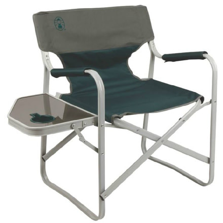 Coleman Outpost Deck Chair W/Table, Les Green 2000019425