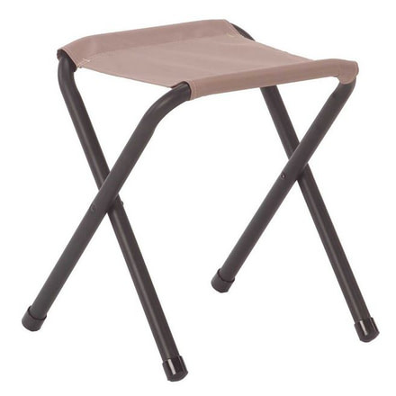 Coleman Rambler II Folding Stool, Supports up to 225 lbs, 17 in Sitting Height, Tan, Seat 15.5 in 2000020261