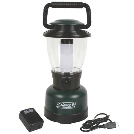 Coleman Rugged Rechargeable 400L LED Lantern, Li-Ion, Green / Black 2000020190, EDEMO1
