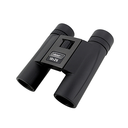 Coleman Silhouette 10x26 Compact Roof Prism Binoculars, Black CA1026BK