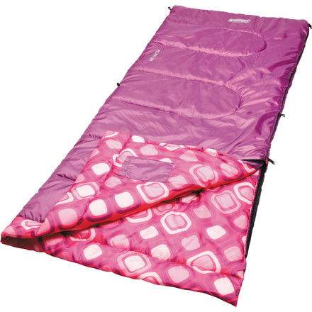 Coleman Sleeping Bag, Rectangular, Youth, Girl 187539