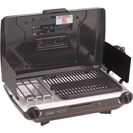 Coleman Stove-Grill Portable Propane, 2 Burner Ei 187476