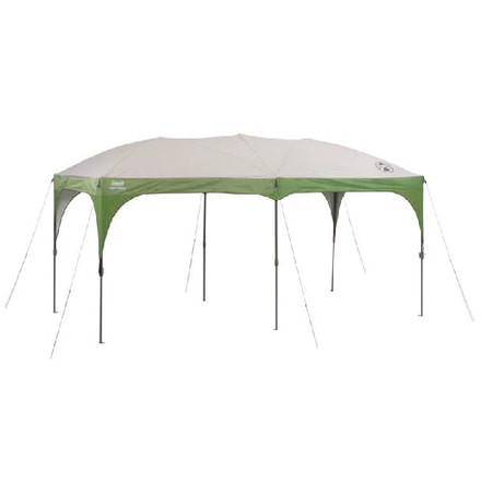 Coleman Straight Instant Sun Shelter, White / Green, 16 ft x 8 ft 2000004412