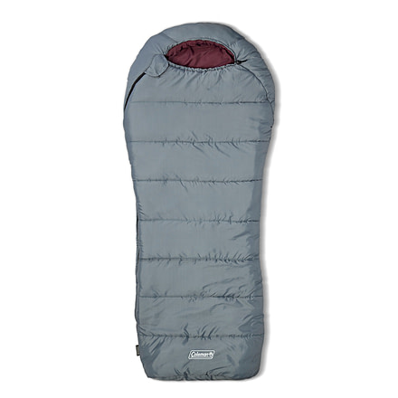 Coleman Tidelands Mummy Sleeping Bag, 50F, Big/Tall, Grey, CM1010410018-1