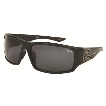 Coleman TR90 Fashion 6503 Polarized Sunglasses - Black Frame, Smoke Lenses CC2 6503-C1