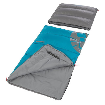 Coleman Walkabout 40 Tall Sleeping Bag, Blue 2000018174
