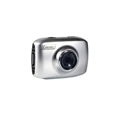 Coleman Xtreme HD Sports Camera Kit w/Accessories, Wateproof to 10 ft, Silver CX5HD-S