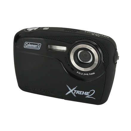Coleman Xtreme2 16.0 MP / HD Underwater Digital & Video Camera, Waterproof to 10 ft, Black C12WP-BK