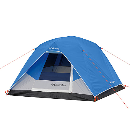 Columbia 3 Person FRP Dome Tent, Blue, 50051
